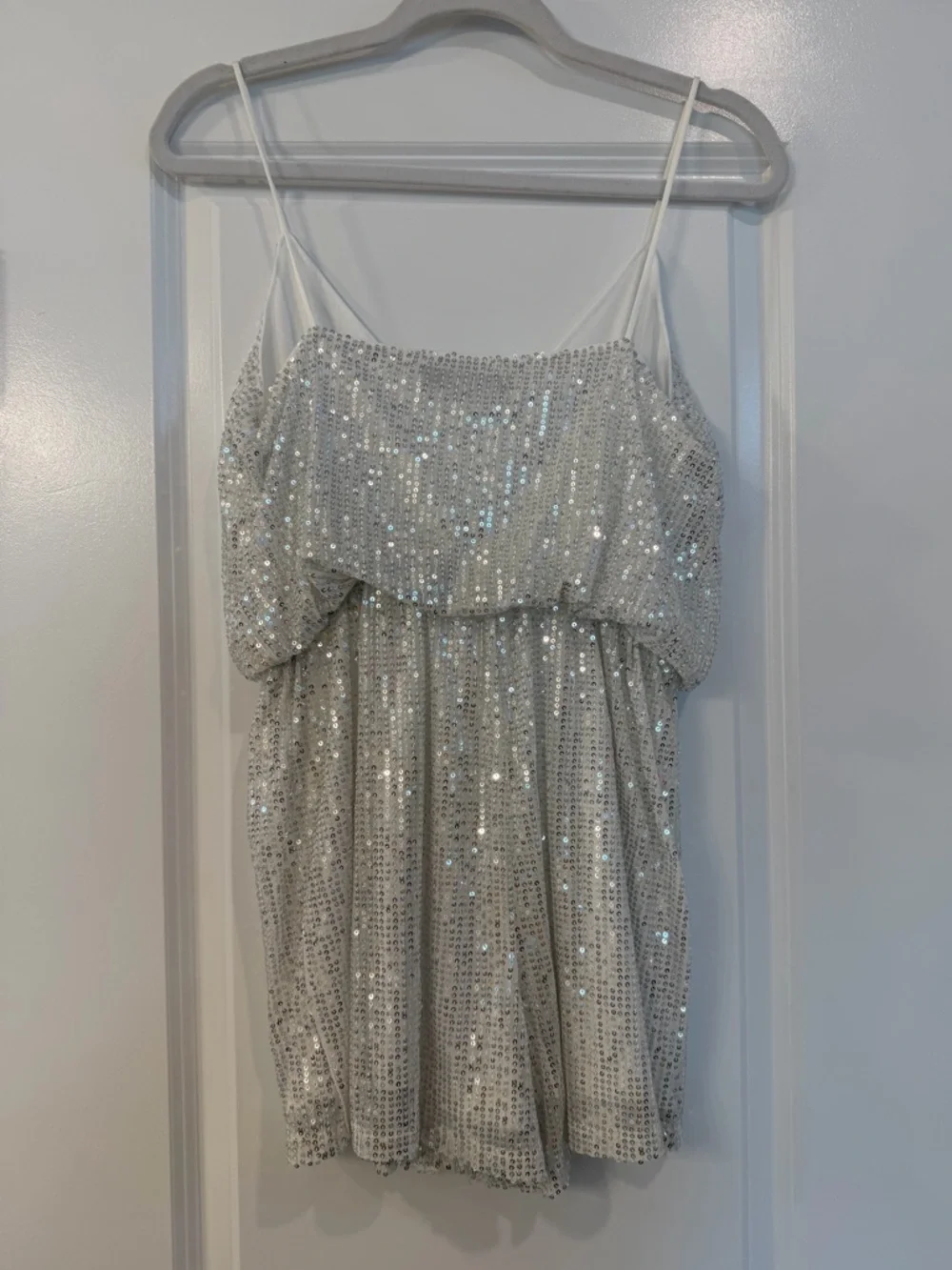 Sequin Romper- NEVER WORN, SMALL - Picture 2 of 3